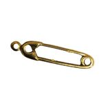 Charm - Safety Pin Gold