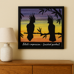 Cockatoo Silhouette appliqué kit
