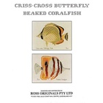  Graeme Ross Cross Stitch Chart - Criss-Cross Butterfly & Beaked Coralfish