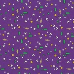 Fabric - Michael Miller - Shape The World Purple