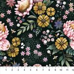 Honey Bloom - Floral - DP90465-99 - Black Multi