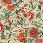 Fabric - DV5345 Wideloads Floral 108" Cream Background