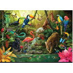 Fabric - Carlie Edwards Collection - Jungle Panel DV6011