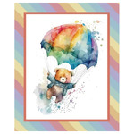 Cot Panel Bear Parachute DV6131
