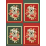 Jen Digital Christmas – Koala Sack Panel DV6956