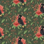 Jen Digital Christmas – Cockatoo All-Over (Green) DV6957