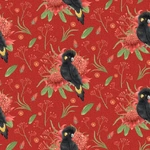 Jen Digital Christmas – Cockatoo All-Over (Red) DV6958