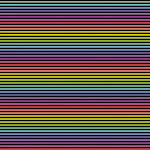 25mm 1/8 Stripe Black Rainbow