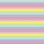 25mm 1/8 Stripe White Rainbow