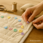 Pastel Tub Marking Pins – 50 Piece Set