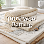 Devonstone Notions 100% Wool Batting – 200 GSM (254cm Wide)