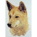  Graeme Ross Cross Stitch Chart - Dingo