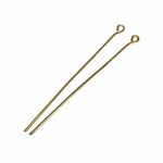 Eye pins Gold 50mm