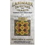Cross Stitch Chart - Sunflower & Poppy