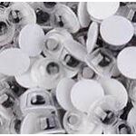 4mm Joggle Eyes - Glue On 34pcs