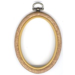 Flexi Hoop - Oval 2 x 3" Woodgrain