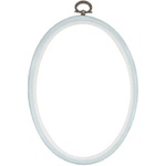 Flexi Hoop - Oval 4 x 5.5" Light Blue