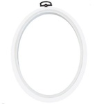 Flexi Hoop - Oval 4 x 5.5" White