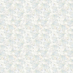 Fat Quarter - Coral Reef Digital Shells Swirls Mist Grey (Y4382-116)