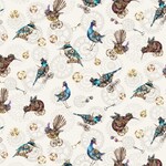 Fat Quarter - Gears and Feathers Fabric Collection by Nutex (STEAMPUNK)