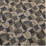 Fat Quarter - Kino 103 Navy – Midnight Leaf Mosaic (66910-103)