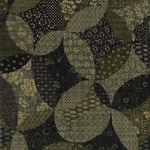 Fat Quarter - Kino 104 Black – Obsidian Leaves