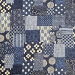 Fat Quarter - Kino 105 Navy – Indigo Patchwork