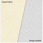 Fabric Piece - GQ Cream on Cream GALQUN49732 40cm x 114cm
