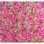 Bead - Bead Mix Pink/Silver 100gms