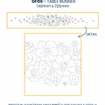 GF06 – Blossom Bouquet Sashiko Table Runner