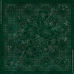 GF07 - Blossom Bouquet Geometric Green