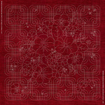 GF07 - Blossom Bouquet Geometric Cherry Red
