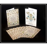 Hands Across The Sea Blank Greeting Card - Miss Mary Ann Bournes 1791