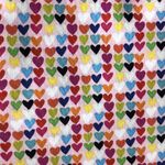 Happy Pink Hearts Fat Quarter
