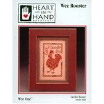 Wee Rooster by Heart in Hand - Cross Stich Patern (can be kiited)