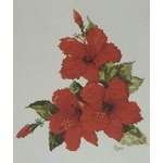  Graeme Ross Cross Stitch Chart - Hibiscus