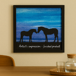 Horse & Foal Silhouette appliqué kit