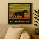 Horse Walk Silhouette appliqué kit