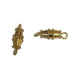 Findings - Barrel Clasp Gold 5mm