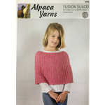 2418 - Fusion Sulco Crochet Girl's Poncho