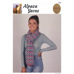 2415 - Indiecita 4 Ply Zig Zag Scarf