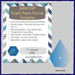 English Paper Piecing Template - 1" Jewels - 50 Pieces