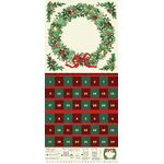 Christmas Wreath Advent Calendar Panel