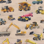Fabric - Construction - Machinery Dirt 1136K