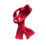 Knitted Scarf - Indiecita 4Ply - Red