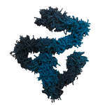 Knitted Scarf - Shaggy Blue