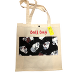 Fabric Knitting Tote - Calico Ball Bag
