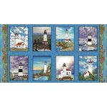 Fabric - Lighthouse Wonders Panel
