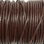 Leather Thonging  - 1mm Brown