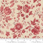 Joie de Vivre ? Cream Ditsy Floral Red Sprigs (M13982 11)